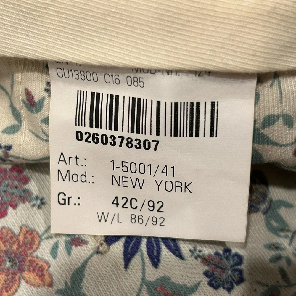 Meyer‎ Mens New York Chinos Size 32x30 42C/92 Yellow Slim Fit Dress Pants NWT